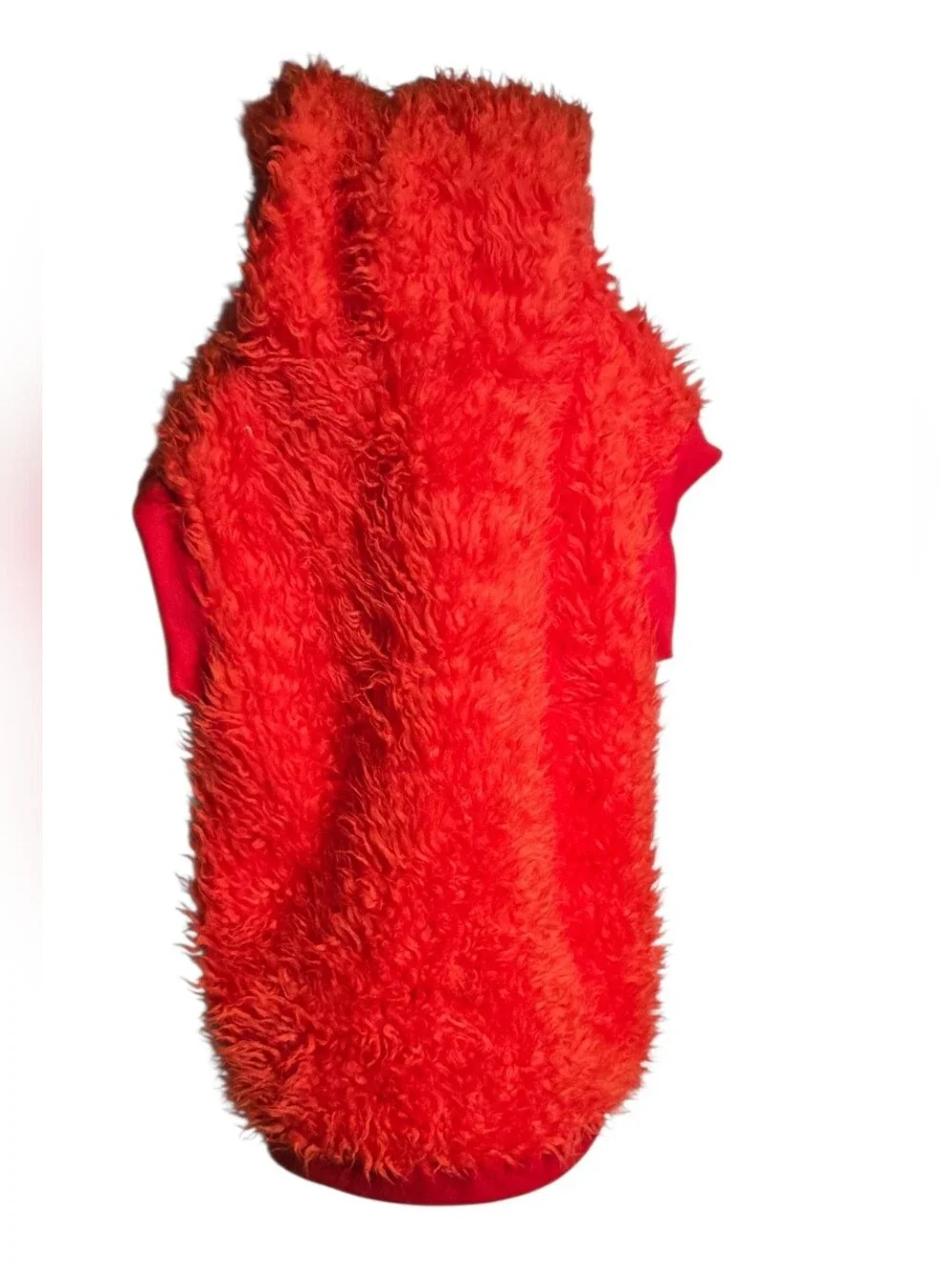 Elmo Costume Toddler 3T 4T Sesame Street Plush Hood Halloween Furry Red Vest